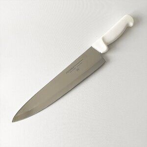10” Chef Knife High Carbon NSF White Handle Made in Japan